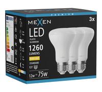 Mexen Nova 3x Ampoule LED E27, R63, 12W, Chaude - 3000K, 1260 lm - L104-E27-1230-01x03 95701 5907931015125