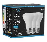 Mexen Nova 3x Ampoule LED E27, R63, 12W, Froid - 6500K, 1260 lm - L104-E27-1265-01x03 95703 5907931015149