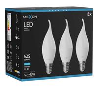 Mexen Nova 3x Ampoule LED flamme E14, C37, 5W, Froid - 6500K, 525 lm - L106-E14-0565-01x03 95727 5907931015231