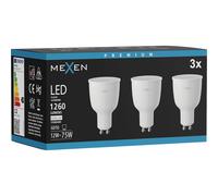 Mexen Nova 3x Ampoule LED GU10, 12W, Neutre - 4000K, 1260 lm - L108-GU10-1240-01x03 95768 5907931015552