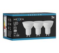 Mexen Nova 3x Ampoule LED GU10, 3W, Neutre - 4000K, 315 lm - L107-GU10-0340-01x03 95747 5907931015347