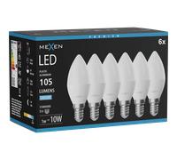 Mexen Nova 6x Ampoule LED E14, C37, 1W, Froide - 6500K, 105 lm - L102-E14-0165-01x06 95615 5907931018638
