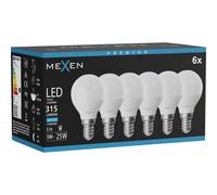 Mexen Nova 6x Ampoule LED E14, G45, 3W, Froide - 6500K, 315 lm - L101-E14-0365-01x06 95489 5907931018126