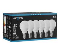 Mexen Nova 6x Ampoule LED E14, G45, 3W, Neutre - 4000K, 315 lm - L101-E14-0340-01x06 95488 5907931018119