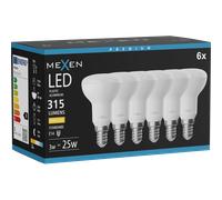 Mexen Nova 6x Ampoule LED E14, R50, 3W, Chaude - 3000K, 315 lm - L103-E14-0330-01x06 95683 5907931018973
