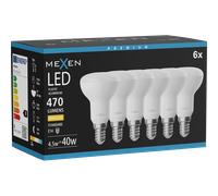 Mexen Nova 6x Ampoule LED E14, R50, 4,5W, Chaude - 3000K, 470 lm - L103-E14-0530-01x06 95686 5907931019000