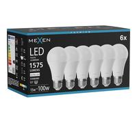 Mexen Nova 6x Ampoule LED E27, A60, 15W, Neutre - 4000K, 1575 lm - L100-E27-1540-01x06 95441 5907931017969