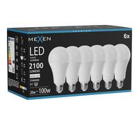 Mexen Nova 6x Ampoule LED E27, A70, 20W, Neutre - 4000K, 2100 lm - L100-E27-2040-01x06 95447 5907931018027