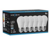 Mexen Nova 6x Ampoule LED E27, G45, 8W, Froid - 6500K, 840 lm - L101-E27-0865-01x06 95572 5907931018546