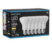 Mexen Nova 6x Ampoule LED E27, R63, 10W, Chaude - 3000K, 1055 lm - L104-E27-1030-01x06 95713 5907931019123