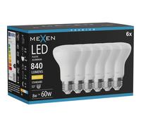 Mexen Nova 6x Ampoule LED E27, R63, 8W, Chaude - 3000K, 840 lm - L104-E27-0830-01x06 95710 5907931019093
