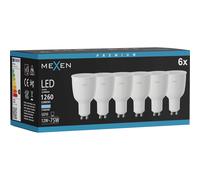 Mexen Nova 6x Ampoule LED GU10, 12W, Froid - 6500K, 1260 lm - L108-GU10-1265-01x06 95796 5907931019598