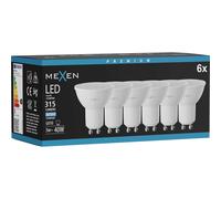 Mexen Nova 6x Ampoule LED GU10, 3W, Froid - 6500K, 315 lm - L107-GU10-0365-01x06 95775 5907931019383