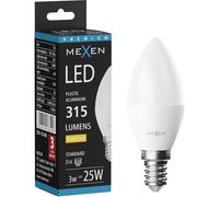 Mexen Nova Ampoule LED E14, C37, 3W, Chaude - 3000K, 315 lm - L102-E14-0330-01 92579 5905315978592