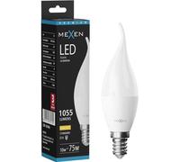 Mexen Nova Ampoule LED flamme E14, C37, 10W, Chaude - 3000K, 1055 lm - L106-E14-1030-01 92619 5905315979254