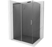 Mexen Omega cabine de douche coulissante 100 x 80 cm, graphite, chrome - 825-100-080-01-40 4179 5907709101838