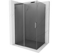 Mexen Omega Cabine de douche pliante 120 x 80 cm, Noir graphite, Chrome - 825-120-080-01-40