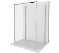 Mexen Omega Paroi de douche 3 côtés, coulissante 100 x 90 cm, transparente, chromée - 825-100-090-01-00-3S