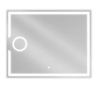 Mexen Onyx miroir de salle de bain éclairé avec miroir cosmétique 100 x 80 cm, LED 6000K, anti-buée - 9813-100-080-611-00 21865 5905315052964