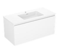 Mexen Orio armoire de salle de bain 100 cm avec lavabo Otis, 1 tiroir, blanc mat - 91A10-10047-1-BF01-W18M01 82889 5905315485755