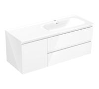 Mexen Orio armoire de salle de bain 120 cm avec lavabo Vela à droite, 2S, 1D, blanc brillant - 91A13-12047-3-BBFFF00-W23P00 86019 5905315776457