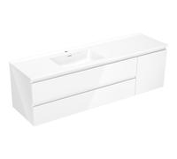 Mexen Orio Armoire de salle de bain 160 cm avec lavabo Otis gauche, 2S, 1D, blanc brillant - 91A13-16047-3-BBFFF00-W18L00 85921 5905315775474