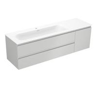 Mexen Orio armoire de salle de bain 160 cm avec lavabo Vela à gauche, 2T, 1P, gris mat/blanc mat - 91A13-16047-3-BBFFF62-W23L01 86003 5905315776297