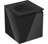 Mexen Orio armoire de salle de bain 45 cm avec lavabo Vela, 1 tiroir, noir brillant/noir mat - 91A10-04547-1-BF70-W23M71 84273 5905315490490