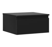 Mexen Orio armoire de salle de bains sous lavabo 50 cm avec plateau, 1 tiroir, noir mat - 91A10-05023-1-BFC71 80752 5905315470911