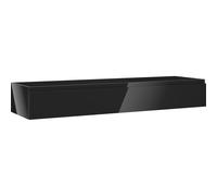 Mexen Orio cabinet de salle de bain sous lavabo 160 cm, 1 tiroir, noir brillant - 91A10-16023-1-BF70 79098 5905315469403