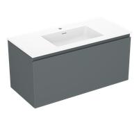 Mexen Orio meuble de salle de bain 100 cm avec lavabo Otis, 1 tiroir, graphite mat/blanc mat - 91A10-10047-1-BF66-W18M01 82895 5905315485793