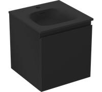 Mexen Orio meuble de salle de bain 45 cm avec lavabo Vela, 1 tiroir, noir mat - 91A10-04547-1-BF71-W23M71 84278 5905315490506