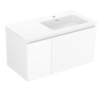 Mexen Orio meuble de salle de bain 90 cm avec lavabo Otis droit, 1S, 1D, blanc mat - 91A13-09047-3-BBFF01-W18P01 85768 5905315773623