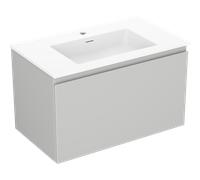 Mexen Orio meuble de salle de bains 80 cm avec lavabo Otis, 1 tiroir, gris mat/blanc mat - 91A10-08047-1-BF62-W18M01 82865 5905315485410