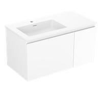 Mexen Orio meuble de salle de bains 90 cm avec lavabo Otis gauche, 1S, 1D, blanc mat - 91A13-09047-3-BBFF01-W18L01 85744 5905315773388