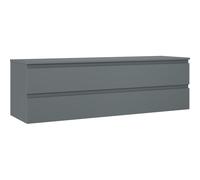 Mexen Orio placard de salle de bain sous lavabo 160 cm avec plateau, 2 tiroirs, graphite mat - 91A10-16047-2-BFFC66 80894 5905315472335