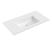 Mexen Otis lavabo encastré 91 x 46,5 cm, blanc brillant - 25189000 54436 5905315947727