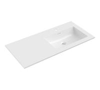 Mexen Otis lavabo encastré à droite 101 x 46,5 cm, blanc brillant - 25181000P 54441 5905315947772