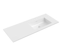 Mexen Otis lavabo encastré à droite 121 x 46,5 cm, blanc brillant - 25181200P 54445 5905315947819