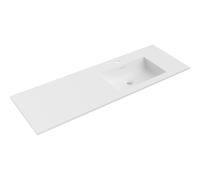 Mexen Otis lavabo encastré à droite 141 x 46,5 cm, blanc mat - 25181401P 54472 5905315948083