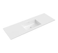 Mexen Otis lavabo encastré dans le plan 141 x 46,5 cm, blanc brillant - 25181400 54446 5905315947826