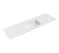 Mexen Otis lavabo encastré dans le plan 161 x 46,5 cm, blanc mat - 25181601 54473 5905315948090