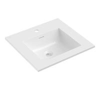 Mexen Otis lavabo encastré dans le plan 51 x 46,5 cm, blanc brillant - 25185000 54432 5905315947680