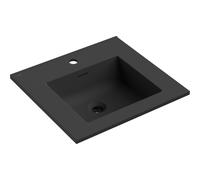 Mexen Otis lavabo encastré dans le plan 51 x 46,5 cm, noir mat - 25185071 54478 5905315948144