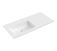 Mexen Otis lavabo encastré gauche 101 x 46,5 cm, blanc brillant - 25181000L 54440 5905315947765