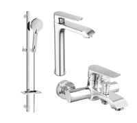 Mexen Pecos DQ40 ensemble de baignoire, chrome - 72713DQ40-00 3211 5907709196773