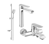 Mexen Pecos DS62 ensemble de bain, chromé - 72713DS62-00 3226 5907709196810
