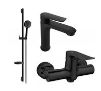 Mexen Pecos DS75 ensemble de douche, noir - 72704DS75-70 3223 5907709196643