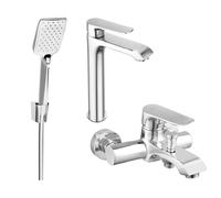 Mexen Pecos Ensemble de bain R62, chromé - 72713R62-00 3242 5907709196995