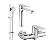 Mexen Pecos Ensemble de douche DQ40, chrome - 72714DQ40-00 3231 5907709196872
